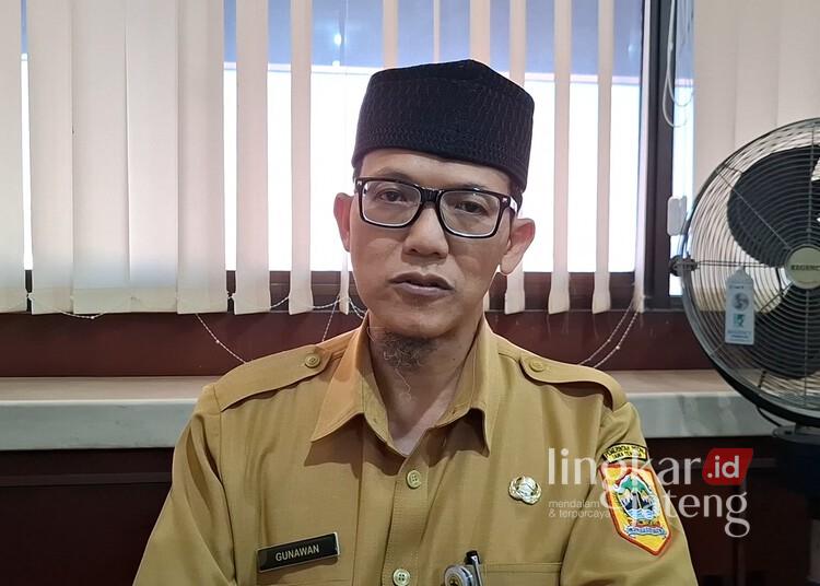 Pemprov Jateng Buka Posko Aduan Korban Pelecehan di Ponpes Ndholo Kusumo Pati 25 Kepala Bagian Biro Kesra Layanan Dasar Pendidikan, Kesehatan, dan Sosial Setda Provinsi Jawa Tengah, Gunawan Sudharsono. (Rizky Syahrul Al-Fath/Lingkarjateng.id)