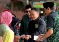 Pemberian santunan dalam peringatan Harlah GPK Jateng-DIY di Kebon Raya Indrokilo, Kabupaten Boyolali, Jawa Tengah, pada Minggu, 17 Mei 2026. (Tomi Budianto/Lingkarjateng.id)