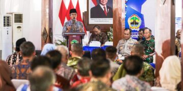 Rembug Pembangunan Provinsi Jawa Tengah 2026 wilayah Kedungsepur yang dilaksanakan di Pendopo Kabupaten Grobogan, Jumat, 29 Mei 2026. Foto: Dok. Pemprov Jateng/Lingkar