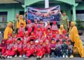 Sejumlah anak-anak KB RA Yaa Bunayya saat mengunjungi Kodim 0714/Salatiga, Kamis, 21 Mei 2026. Dok.Kodim 0714/Salatiga/Lingkar