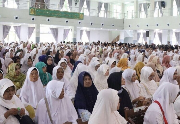 Ilustrasi jemaah calon haji di Kabupaten Kudus. Foto : Nisa Hafizhotus Syarifa/Lingkar