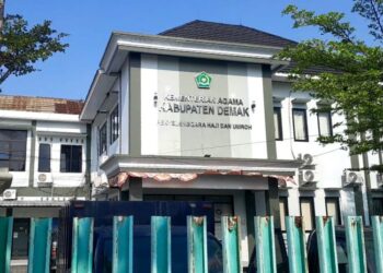 Kantor Wilayah Kemenag Kabupaten Demak. (M. Burhanuddin Aslam/Lingkarjateng.id)