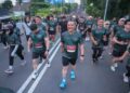Gubernur Jawa Tengah Ahmad Luthfi mengikuti gelaran Mangkunegaran Run 2026 di Kota Surakarta, Minggu, 3 Mei 2026. (Humas Pemprov Jateng/Lingkarjateng.id)