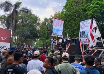 Aksi Demo AMPB di Polresta Pati Berlangsung Kondusif