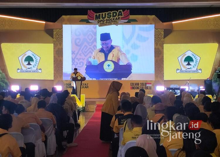 DPD Golkar Jateng Sebut Musda XI Golkar Wonosobo Ilegal 25 Musda DPD Golkar Kabupaten Wonosobo yang digelar pada Minggu, 10 Mei 2026. (Lingkarjateng.id)