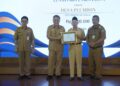 Kegiatan Penyerahan Penghargaan Desa Lunas PBB-P2 Tercepat Triwulan I Tahun 2026 dan Evaluasi Realisasi PBB-P2 Tahun 2026 yang berlangsung di Pendopo Kabupaten Blora, Selasa, 26 Mei 2026. (Eko Wicaksono/Lingkarjateng.id)