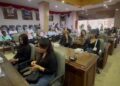 Audiensi paguyuban dan pemandu karaoke dengan DPRD Kabuapten Rembang, Rabu, 6 Mei 2026. (Vicky Rio/Lingkarjateng.id)