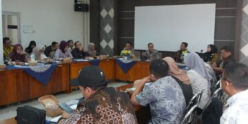 Suasana sosialisasi pembentukan Kelompok Informasi Masyarakat (KIM) yang digelar Dinkominfo Kabupaten Pekalongan di Aula Dinkominfo, Kamis, 21 Mei 2026. (dok for Lingkarjateng.id)