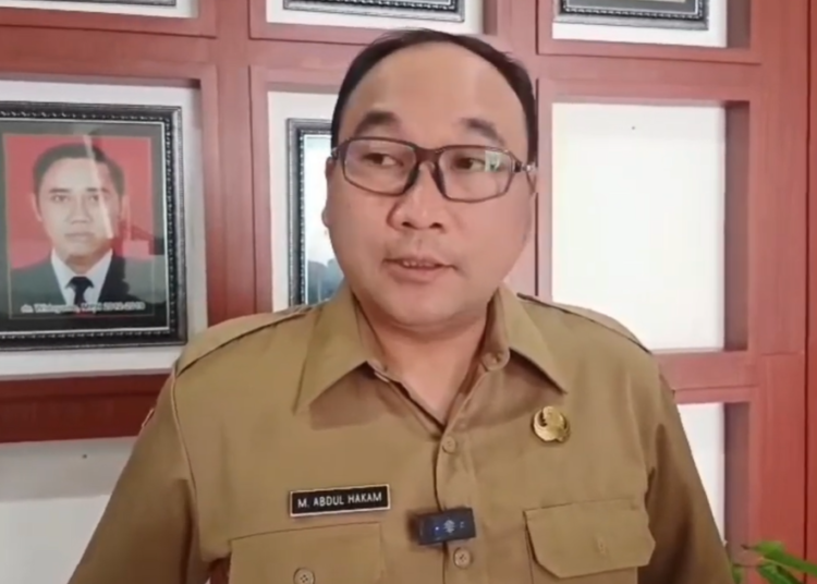 Kepala Dinkes Kota Semarang, M Abdul Hakam memberikan keterangan terkait Hantavirus, Selasa (12/5/2026). Foto : Syahril Muadz/Lingkar