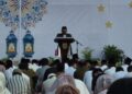 Pelaksanaan sholat Idul Adha di halaman Balaikota Semarang, Rabu, 27 Mei 2026. (Syahril Muadz/Lingkarjateng.id)