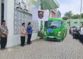 Pelepasan kloter 81 atau kloter terakhir jamaah calon haji Kabupaten Boyolali di halaman kantor Kementerian Haji dan Umroh (Kemenhaj) setempat, pada Rabu, 20 Mei 2026. (Dok. Pemkab Boyolali/Lingkarjateng.id)