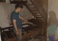 Kondisi rumah di Kampung Gubug Timur, Desa Gubug, Kecamatan Gubug, Kabupaten Grobogan pasca terbakar pada Senin malam, 18 Mei 2026. (Fahtur Rohman/Lingkarjateng.id)