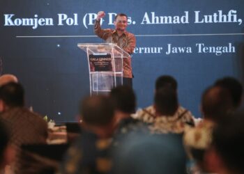 Gubernur Jawa Tengah, Ahmad Luthfi dalam Gala Dinner Rapat Kerja Gubernur FKD MPU, di Hotel Tentrem, Kota Semarang, Senin, 11 Mei 2026 malam. (Dok. Humas Pemprov Jateng)