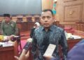 Pengisian Perades, Kades dan BPD Masuk Propemperda DPRD Pati Tahun Ini 31 Ketua Komisi A DPRD Pati Narso saat diwawancara awak media, Senin, 18 Mei 2026. (Lingkarjateng.id)
