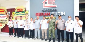 Peresmian Koperasi Desa/Kelurahan Merah Putih (KDKMP) yang digelar di Desa Lengkong, Kecamatan Batangan pada Sabtu 16 Mei 2026. (Lingkarjateng.id)