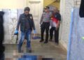 Petugas kepolisian bersama tim Inafis melakukan olah tempat kejadian perkara (TKP) di area tempat wudhu Masjid Pondok Pesantren Karangsari, Kecamatan Karanganyar, Kabupaten Pekalongan, Minggu, 10 Mei 2026. (Dok. Polres Pekalongan/Lingkarjateng.id)