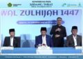 Pengumuman Penetapan Hasil Sidang Isbat Idul Adha 2026. Foto: YouTube Kemenag/Lingkar