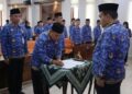 Isi Kekosongan Jabatan, Bupati Blora Lantik 4 Kepala OPD Definitif 34 Bupati Blora, Arief Rohman, menyaksikan saat melantik empat kepala dinas di lingkungan Pemkab Blora, Rabu, 24 Juni 2026. (Eko Wicaksono/Lingkarjateng.id)