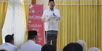 Bupati Grobogan, Setyo Hadi, saat membuka Rapat Koordinasi Pengawasan (Rakorwas) Semester I Tahun 2026 di Aula Inspektorat Daerah Kabupaten Grobogan, Rabu, 10 Juni 2026. (Setda Grobogan/Lingkarjateng.id)