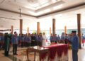 Bupati Wonogiri Minta ASN Baru Jadi Pegawai yang Melayani dengan Hati 34 Bupati Wonogiri, Setyo Sukarno, melantik dan mengambil sumpah jabatan Aparatur Sipil Negara (ASN) di pendopo rumah dinas bupati pada Kamis, 18 Juni 2026. (dok Diskominfo Pemkab Wonogiri/Lingkarjateng.id)