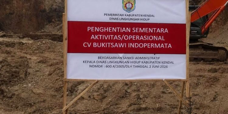 DLH Kendal Minta Perusahaan Tambang Galian C Sepetek Patuhi UKL UPL