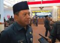 Plt Bupati Pekalongan Sukirman menghadiri Rapat Paripurna DPRD Kabupaten Pekalongan pada Senin, 29 Juni 2026. (Fahri Akbar/Lingkarjateng.id)