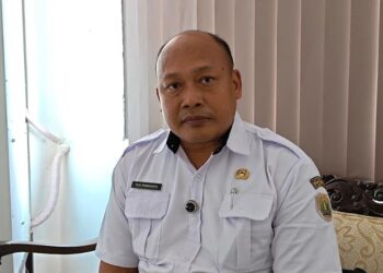 Kepala Bidang Pengelolaan Sumber Daya Air (PSDA) DPU Taru Dinas Pekerjaan Umum dan Penataan Ruang (DPU Taru) Kabupaten Pekalongan, Pujo Pramudiarto. (Fahri Akbar/Lingkarjateng.id)
