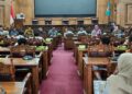 DPRD Pati menerima audiensi petani terkait dugaan penyelewengan bantuan stimulan puso, Rabu, 3 Juni 2026. (Lingkarjateng Group Network/Lingkarjateng.id)