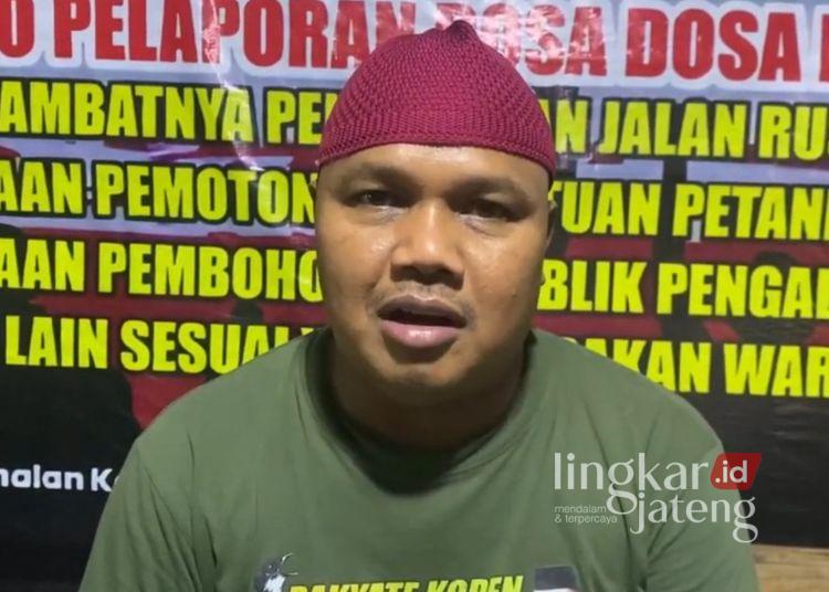 Germap Terima 16 Aduan Jalan Rusak, Terbaru dari Winong, Gabus dan Wedarijaksa 25 Koordinator Gerakan Masyarakat Tolak Korupsi (Germap) Cahya Basuki alias Yayak Gundul. (Lingkarjateng Group Network)