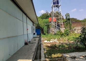 Cek IPAL di 7 Dapur MBG, DLH Blora Sebut SPPG Khusus Tak Penuhi Standar 25 Kondisi IPAL yang di klaim tertanam di SPPG Khusus Blora. Foto : Eko Wicaksono/Lingkar