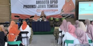 Anggota Komisi B DPRD Jawa Tengah Ida Nurul Farida dalam acara reses di Salatiga, Minggu, 28 Juni 2026. (Humas DPRD Jateng/Lingkarjateng.id)