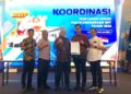 Jepara Masuk Calon Lokasi Prioritas Pembangunan Sekolah Nasional Terintegrasi 34 Bupati Jepara Witiarso Utomo bersama Kepala Disdikpora Jepara Ratib Zaini saat mengikuti Forum Koordinasi Penetapan Lokasi Penyelenggaraan SNT Tahun 2026 di Tangerang. (Tomi Budianto/Lingkarjateng.id)