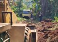 Tim gabungan saat melakukan penindakan aktivitas penggalian tanah urug di Desa Ngabul, Kecamatan Tahunan, Kabupaten Jepara, pada Jumat, 19 Juni 2026. (Dok. for Lingkarjateng.id)