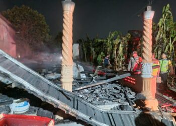 Kebakaran di Tegowanu Grobogan, 2 Rumah Ludes Dilalap Api