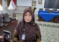 Kepala BPJPH Jateng, Ika Aprilia. (Rizky Syahrul Al-Fath/Lingkarjateng.id)