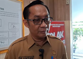 Kepala Disdik Kota Semarang, Muhammad Ahsan. (Syahril Muadz/Lingkarjateng.id)