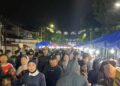 RAMAI: Suasana Night Market Festival di Jalan Diponegoro, Kota Salatiga pada Sabtu, 13 Juni 2026 malam. (dok Prokompim Setda Salatiga/Lingkarjateng.id)