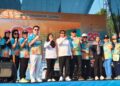 Perkuat Layanan Kesehatan, Bupati Rembang Apresiasi Peresmian RS Baru 34 Bupati Rembang, Harno (tengah), mengikuti kegiatan senam dalam rangkaian peresmian Rumah Sakit Keluarga Sehat (KSH) Rembang pada Sabtu, 20 Juni 2026. (Vicky Rio/Lingkarjateng.id)