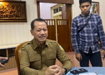 Bupati Kudus, Sam’ani Intakoris. (Nisa Hafizhotus Syarifa/Lingkarjateng.id)