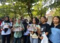 Pernah Dijanjikan Ditangani, Warga Tompegunung Tagih Perbaikan Jalan Penghubung Sukolilo-Kayen Pati 34 Sejumlah warga Desa Tompegunung, Kecamatan Sukolilo, mendatangi Kantor Bupati Pati untuk mendesak perbaikan jalan penghubung Sukolilo-Kayen, Rabu, 17 Juni 2026. (Mohammad Fahtur Rohman/Lingkarjateng.id)