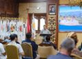 Wakil Bupati Batang Suyono memberikan sambutan saat Rapat Kerja KONI di Aula Bupati Batang, Sabtu, 13 Juni 2026. (Dok. Kominfo Batang/Lingkarjateng.id)