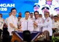 Gubernur Jawa Tengah, Ahmad Luthfi, bersama para kepala daerah di wilayah eks Karesidenan Kedu. (Dok. Pemprov Jateng/Lingkarjateng.id)