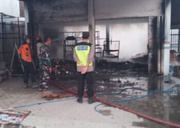 Bengkel dan Toko Sparepart di Sulang Rembang Ludes Terbakar, Kerugian Capai Rp1,5 Miliar