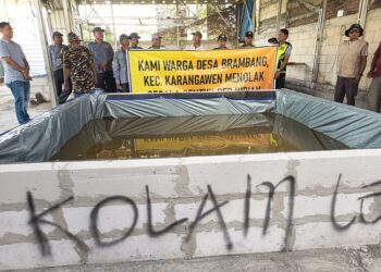 Digerebek Polisi, Lokasi Diduga Arena Judi Sabung Ayam di Demak Berubah Jadi Kolam Lele
