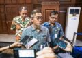 Sekretaris Daerah Provinsi Jawa Tengah, Sumarno diwawancara usai  Pelantikan dan Pengambilan Sumpah Jabatan Fungsional di lingkungan Pemerintah Provinsi Jawa Tengah, di Grhadika Bakti Praja, Semarang, Kamis, 25 Juni 2026. (Dok. Pemprov Jateng/Lingkarjateng.id)