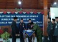 Bupati Grobogan Lantik 5 Pejabat Hasil Seleksi Terbuka JPT Pratama, Berikut Ini Nama dan Jabatannya 26 Prosesi pelantikan Lima Jabatan Pimpinan Tinggi (JPT) Pratama, pejabat pimpinan organisasi perangkat daerah (OPD) di Pendapa Kabupaten Grobogan, Jumat (3/7). Foto : Dok.Pemkab Grobogan/Lingkar