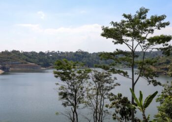 Bendungan Jlantah di Desa Tlobo, Kecamatan Jatiyoso, Kabupaten Karanganyar yang baru diresmikan padaJumat, 10 Juli 2026. (Dok for Lingkarjateng.id)