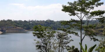 Bendungan Jlantah di Desa Tlobo, Kecamatan Jatiyoso, Kabupaten Karanganyar yang baru diresmikan padaJumat, 10 Juli 2026. (Dok for Lingkarjateng.id)