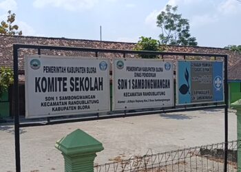 Salah satu sekolah dasar negeri di Blora yang terpaksa berhenti beroperasi akibat regrouping. Foto: Hanafi/Lingkar