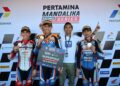 Irfan Ardiansyah, pebalap asal Ungaran Timur, Kabupaten Semarang sukses torehkan dominasi Kelas Nasional Sport 250 Seri Ketiga Mandalika Racing Series (MRS) 2026 di Sirkuit Internasional Pertamina Mandalika, NTB. Foto: Dok.pribadi/Lingkar